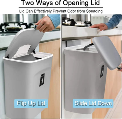 9L Wall Mounted Kitchen Waste Bin