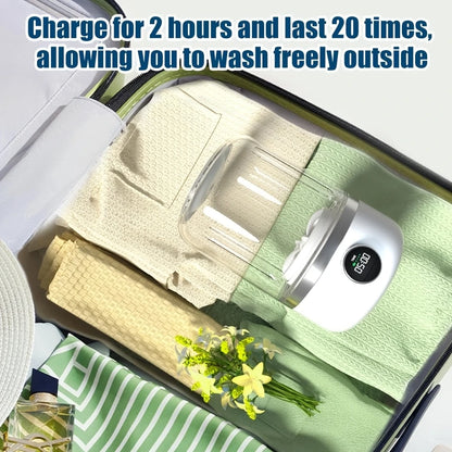 Wireless Charging Mini Portable Washing Machine