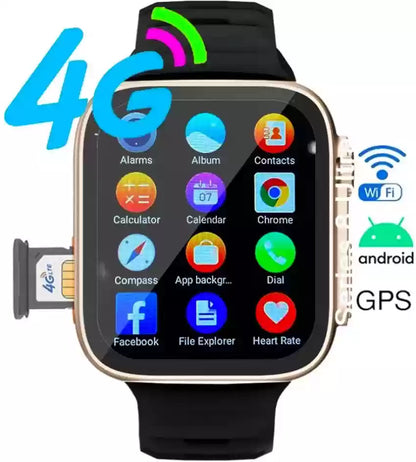 Ultra Sim Supported 4G Smart Watch WiFi-Android 8-1G/16G