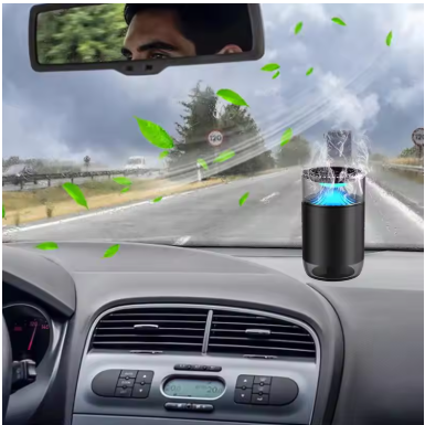 Car Fragrance Diffuser LED Cloud Mist Auto Aromatherapy Diffuser